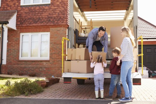 Removal team planning a home move in Roehampton