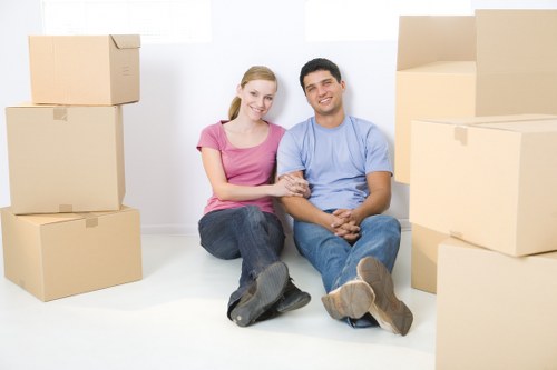 Local movers handling fragile items in Roehampton
