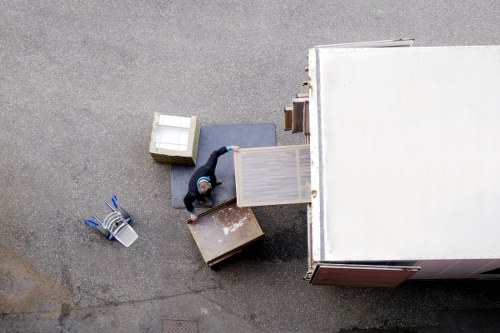 Unpacking boxes in a Roehampton property after moving day