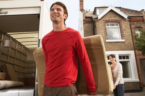Safe property protection during a removal job