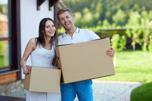 Commercial and residential moving truck service in Roehampton