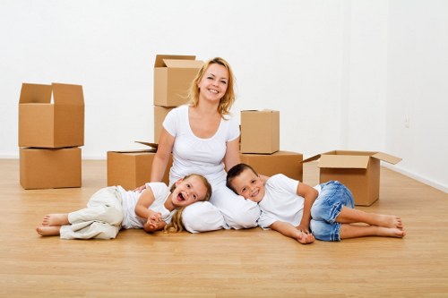 Packing and handling office furniture and equipment during a Roehampton relocation