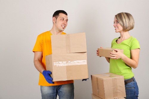 Wardrobe boxes and protective packaging for relocation