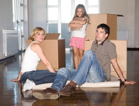 Packed boxes and wrapped belongings prepared for a student move